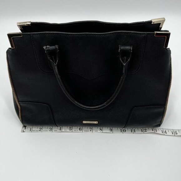 Rebecca Minkoff Black Gold Amorous Satchel - Picture 9 of 12